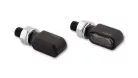 Semnalizator Highsider Stealth-XS Bronx LED, negru mat, dispersor fumuriu (pereche)