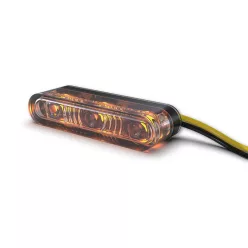   Semnalizator Highsider Star-MX1 Pro LED, corp negru, dispersor fumuriu, față și spate (pereche)