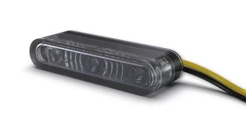 Semnalizator Highsider Star-MX1 Pro LED, corp negru, dispersor fumuriu, față și spate (pereche)