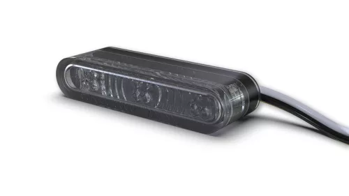 Semnalizator Highsider Star-MX1 Pro modul LED cu lumină de poziție 2 în 1, negru/fumuriu, omologat E (pereche)