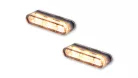 Semnalizator Highsider Star-MX1 Pro modul LED cu lumină de poziție 2 în 1, negru/fumuriu, omologat E (pereche)