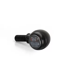  Semnalizator Highsider Circula-S LED, negru mat, dispersor fumuriu (pereche)
