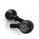 Semnalizator Highsider Circula-S LED cu lumină de poziție 2 în 1, negru mat, dispersor fumuriu (pereche)