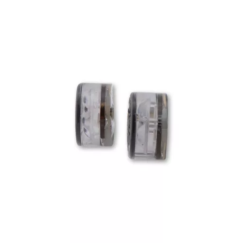 Semnalizator Highsider Module Sixteen LED cu lumină de poziție 2 în 1, dispersor fumuriu, omologat E (pereche)