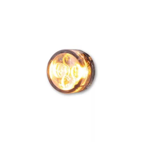 Semnalizator Highsider Module Sixteen LED cu lumină de poziție 2 în 1, dispersor fumuriu, omologat E (pereche)