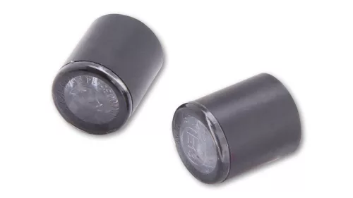 Semnalizator Highsider Proton modul LED, corp negru, dispersor fumuriu, față și spate (pereche)