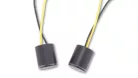Semnalizator Highsider Proton modul LED, corp negru, dispersor fumuriu, față și spate (pereche)