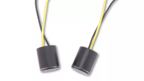 Semnalizator Highsider Proton modul LED, corp negru, dispersor fumuriu, față și spate (pereche)