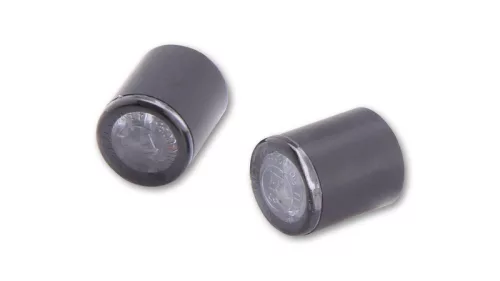 Semnalizator Highsider Proton modul LED, corp negru, dispersor fumuriu, față și spate (pereche)