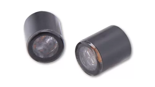 Semnalizator Highsider Proton modul LED cu lumină de poziție 2 în 1, negru/fumuriu, omologat E (pereche)