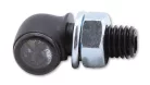 Semnalizator Highsider Proton Two LED, corp negru, dispersor fumuriu, față și spate (pereche)