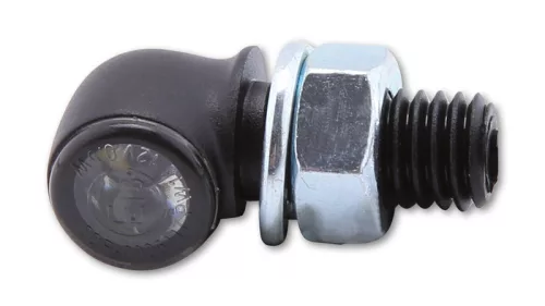 Semnalizator Highsider Proton Two LED, corp negru, dispersor fumuriu, față și spate (pereche)