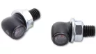 Semnalizator Highsider Proton Two LED cu lumină de poziție 2 în 1, negru/fumuriu, omologat E (pereche)