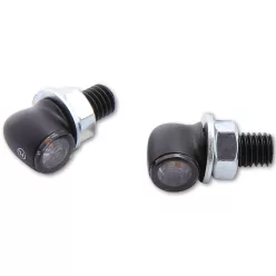   Semnalizator Highsider Proton Two LED cu lumină de poziție 2 în 1, negru/fumuriu, omologat E (pereche)