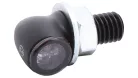 Semnalizator Highsider Proton Two LED cu lumină de poziție 2 în 1, negru/fumuriu, omologat E (pereche)