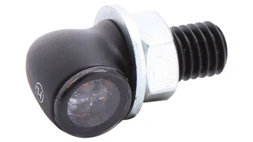 Semnalizator Highsider Proton Two LED cu lumină de poziție 2 în 1, negru/fumuriu, omologat E (pereche)