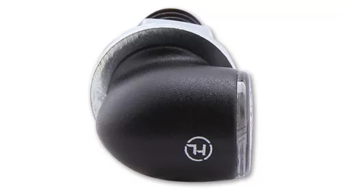 Semnalizator Highsider Proton Two LED cu lumină de poziție 2 în 1, negru/fumuriu, omologat E (pereche)