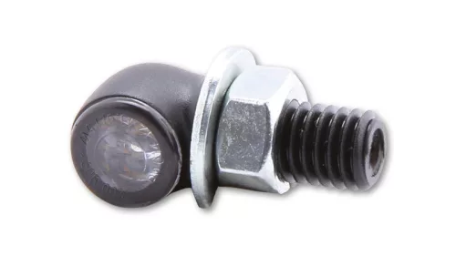 Semnalizator Highsider Proton Two LED cu lumină de poziție 2 în 1, negru/fumuriu, omologat E (pereche)