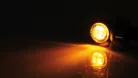 Semnalizator Highsider Proton Two LED cu lumină de poziție 2 în 1, negru/fumuriu, omologat E (pereche)