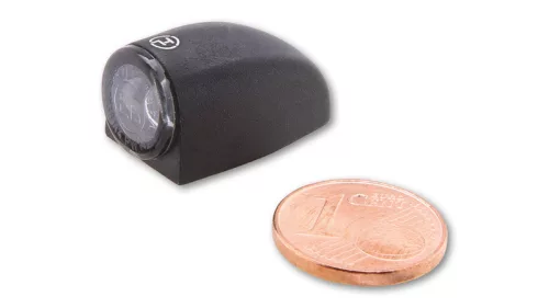 Semnalizator Highsider Proton Three LED, corp negru, dispersor fumuriu, față și spate (pereche)