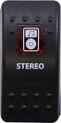 Switch Rocker Stereo-Red