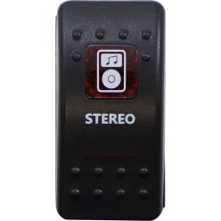 Switch Rocker Stereo-Red