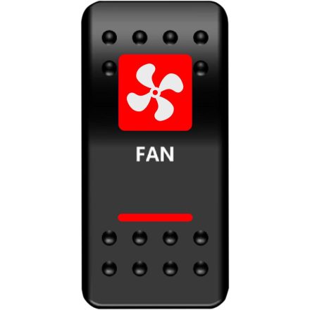 SWITCH FAN POWER RED