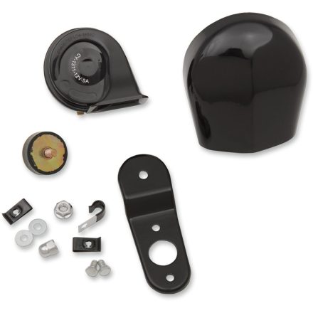 HORN KIT 91-22 BLK COVER