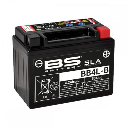 Baterie Acumulator Bs Bb4L-B Sla 12V 4Ah Cca-50A
