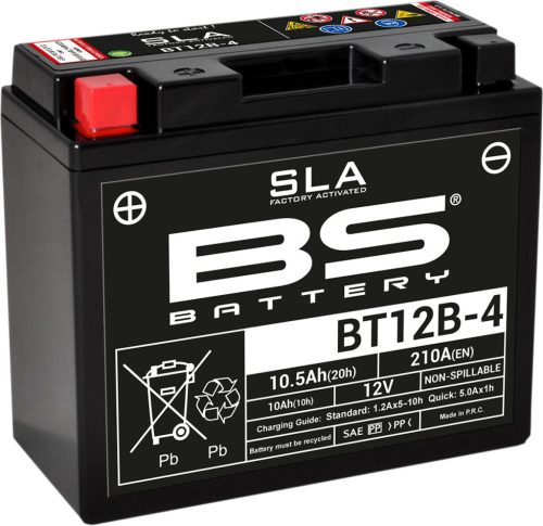 Baterie Acumulator Bs-Battery Bt12B-4 (Yt12B-BS) Sla 12V 10Ah Cca-210A