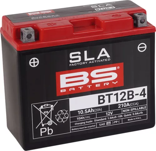 Baterie Acumulator Bs-Battery Bt12B-4 (Yt12B-BS) Sla 12V 10Ah Cca-210A