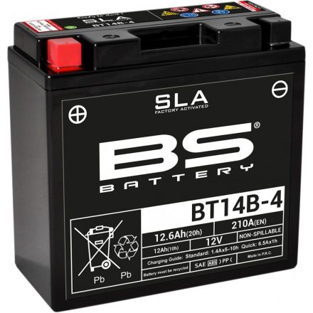 Baterie-Acumulator-Bs-Battery-Bt14B-4--Yt14B-BS-Sla-12V-12Ah-Cca-210A