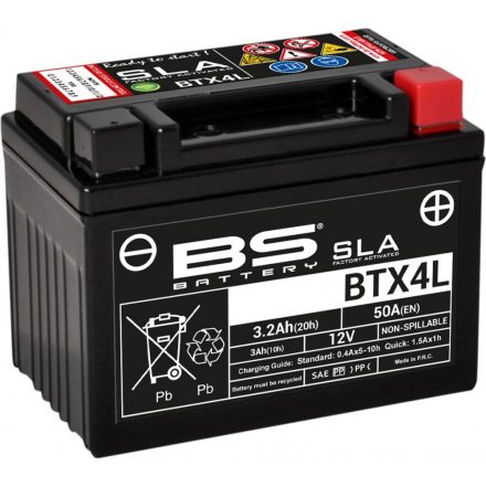 Baterie Acumulator Bs Btx4L Sla 12V 4Ah Cca-50A