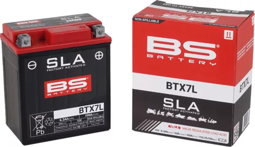 Baterie Acumulator Bs-Battery Btx7L (YTX7L-BS) Sla 12V 6Ah 100A