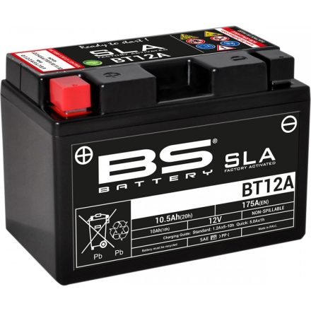 Baterie Acumulator Bs-Battery Bt12A (Yt12A) Sla 12V 10Ah Cca-175A