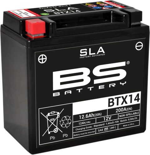 Baterie-Acumulator-Bs-Battery-Btx14--Ytx14-BS--Sla-12V-12Ah-Cca-200A