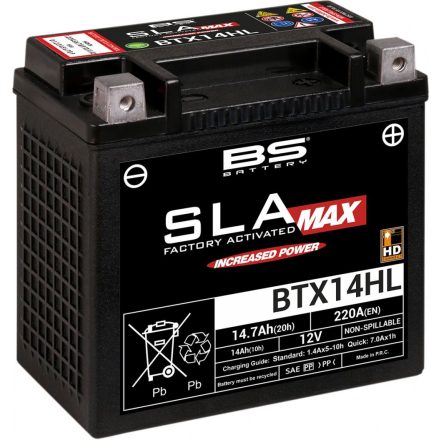 Baterie-Acumulator-Bs-Battery-Btx14HL--Ytx14HL--Sla-Max-12V-14Ah-Cca-220A