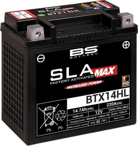 Baterie-Acumulator-Bs-Battery-Btx14HL--Ytx14HL--Sla-Max-12V-14Ah-Cca-220A