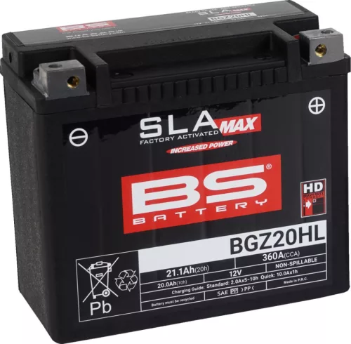 Baterie BS Battery BGZ20HL SLA MAX 300939