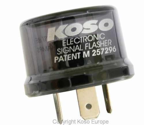 Koso North America Flasher Relay 12V 15A 3Pin Kd00600