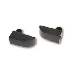   Suport semnalizator Highsider CNC aluminiu pentru filet M8, negru (pereche)