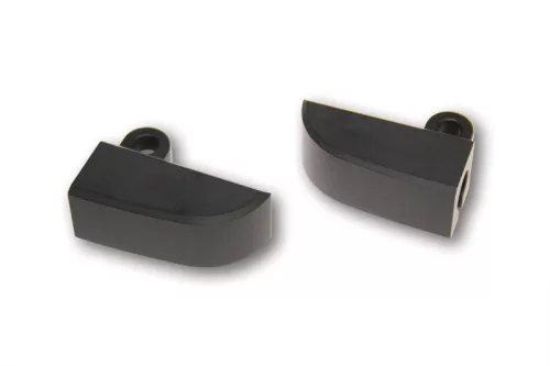 Suport semnalizator Highsider CNC aluminiu pentru filet M8, negru (pereche)