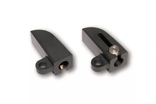 Suport semnalizator Highsider CNC aluminiu pentru filet M8, negru (pereche)