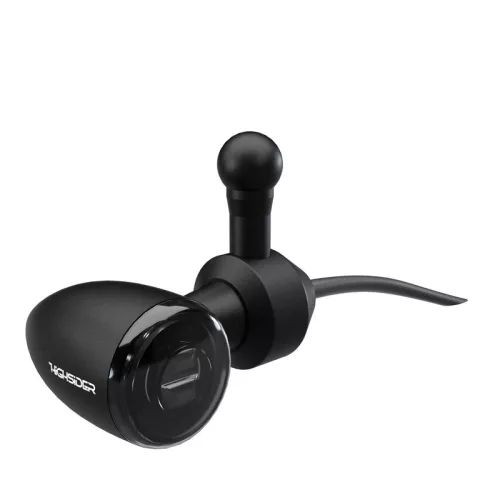 Adaptor semnalizator Highsider pentru Harley-Davidson, față, negru (pereche)