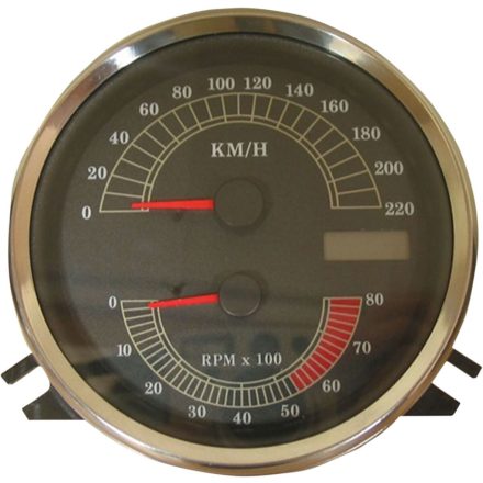 SPEEDO W/TACH FLHR KM/H