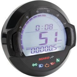 Koso North America Speedo/Tacho/Ctrl D64 Blk Bb642W20