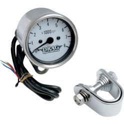 Tach Elec 2.4"Wht Bulb Lt