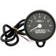 Tach Blk 2.4" Blk W/Bulb