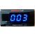 Koso North America Clock Blue Super Slim Ba024B20