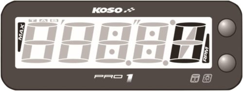 Koso North America Tachometer Pro-1 Ba054000